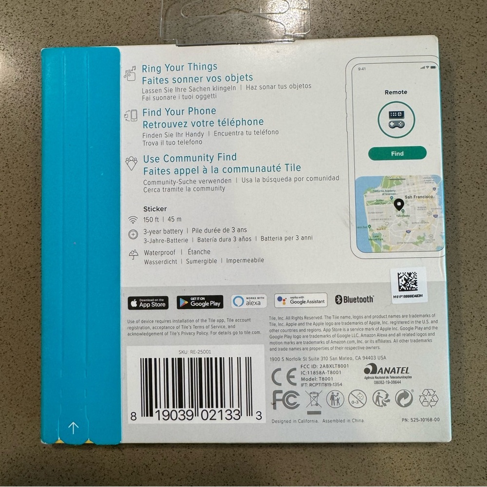 NWT Tile Sticker Bluetooth Tracker - Picture 3 of 6